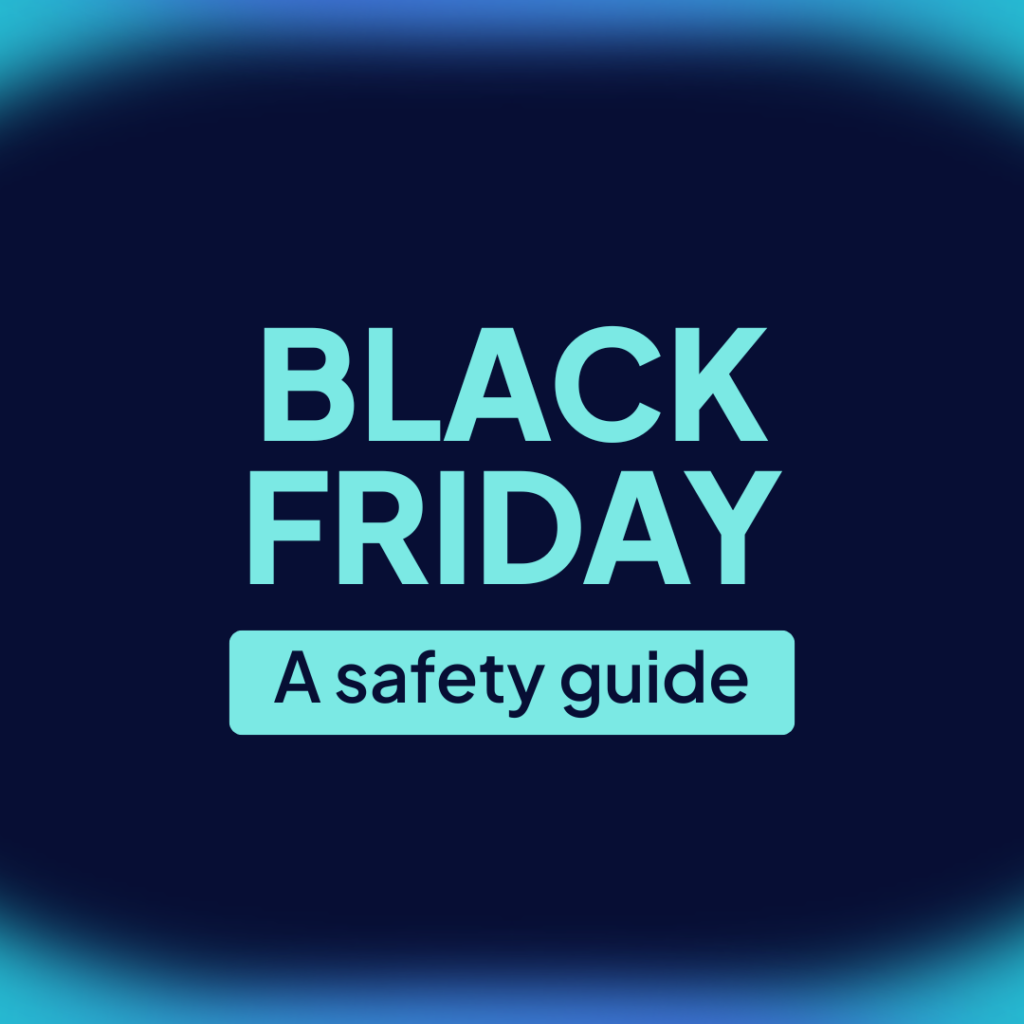Fraudulent Black Friday online shopping offer warning employees of potential scams and cybersecurity risks.